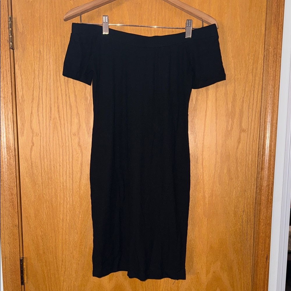 Rue21 Black Off-Shoulder Mini Dress